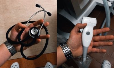 Stetoskop i głowica USG - czyli duet idealny