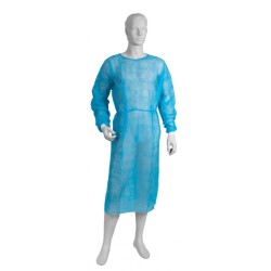 Mercator, Fartuch higieniczny ECO z włókniny, niebieski, rozm. M, 10 szt.