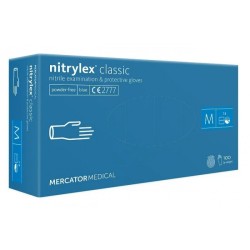 Mercator Nitrylex Classic Nitrylowe rękawiczki ochronne, rozm. M, 100 szt