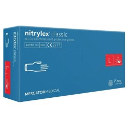Mercator Nitrylex Classic Nitrylowe rękawiczki ochronne, rozm. L, 100 szt.