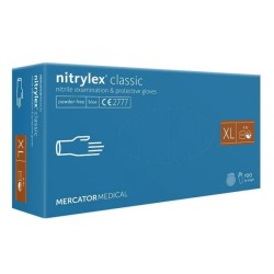 Mercator Nitrylex Classic Nitrylowe rękawiczki ochronne, rozm. XL, 100 szt.